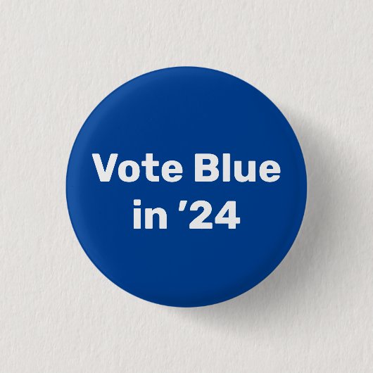 Blue im Jahr 2024 Button (Vorderseite)