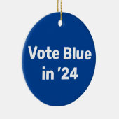Blue im Jahr 2024 Keramik Ornament (Rechts)