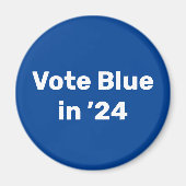 Blue im Jahr 2024 Magnet (Vorne)