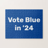 Blue im Jahr 2024 Puzzle (Horizontal)