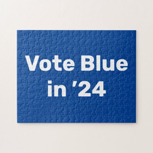 Blue im Jahr 2024 Puzzle (Horizontal)
