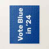 Blue im Jahr 2024 Puzzle (Vertikal)