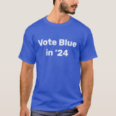 Blue im Jahr 2024 T-Shirt (Vorderseite)
