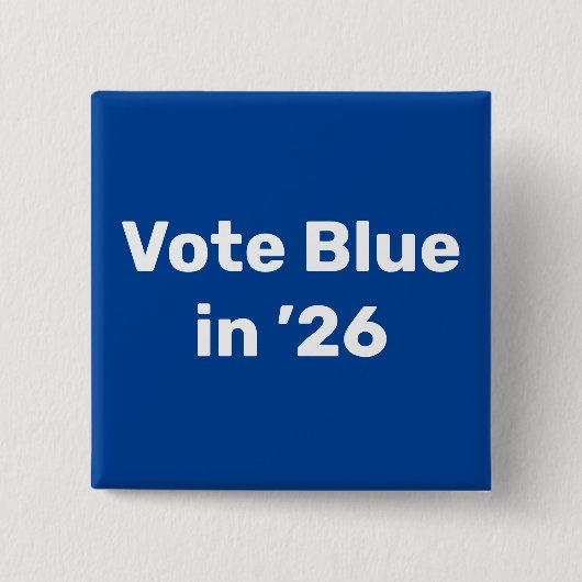 Blue im Jahr 2026 Button (Vorderseite)