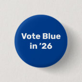 Blue im Jahr 2026 Button (Vorderseite)