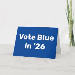 Blue im Jahr 2026 Karte