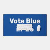 Blue im Jahr 2026 Schreibtischunterlage (Tastatur & Maus)