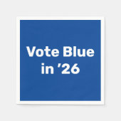 Blue im Jahr 2026 Serviette (Vorderseite)