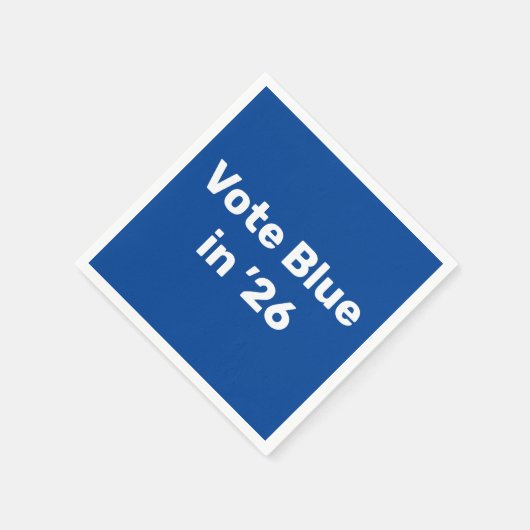 Blue im Jahr 2026 Serviette (Ecke)