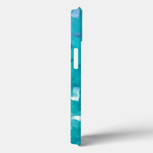 Blue Imitate Glitzer Textur Case-Mate iPhone Hülle (Rückseite / Rechts)