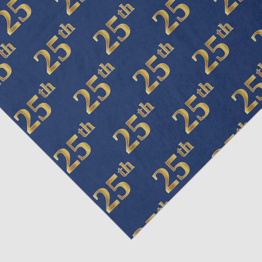 Blue, Imitate Gold 25. (25.) Event Seidenpapier (Ausschnitt)