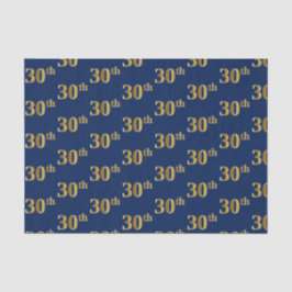 Blue, Imitate Gold 30. (30.) Event Seidenpapier