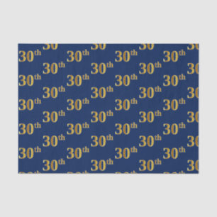 Blue, Imitate Gold 30. (30.) Event Seidenpapier