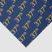 Blue, Imitate Gold 37. (siebenunddreißigste) Veran Seidenpapier (Ausschnitt)