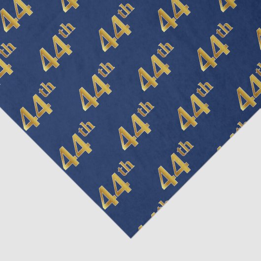 Blue, Imitate Gold 44. (44.) Event Seidenpapier (Ausschnitt)
