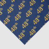 Blue, Imitate Gold 48. (Achtundvierzigste) Veranst Seidenpapier (Ausschnitt)