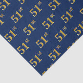 Blue, Imitate Gold 51. (51.) Event Seidenpapier (Ausschnitt)