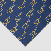 Blue, Imitate Gold 52. (52.) Event Seidenpapier (Ausschnitt)