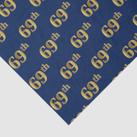 Blue, Imitate Gold 69. (neunundsechzigste) Veranst Seidenpapier (Ausschnitt)