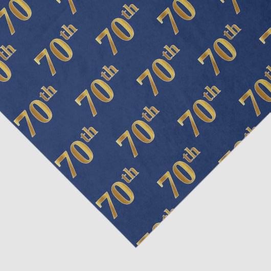 Blue, Imitate Gold 70. (Siebzigste) Veranstaltung Seidenpapier (Ausschnitt)