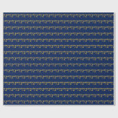 Blue, Imitate Gold 72. (72. Geschenkpapier (Flach)