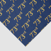 Blue, Imitate Gold 73. (73./3.) Event Seidenpapier (Ausschnitt)