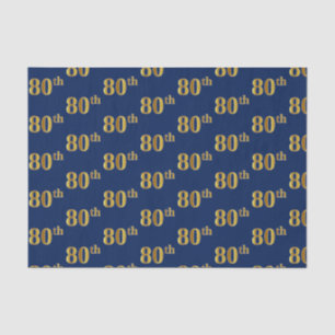 Blue, Imitate Gold 80. (Achtzigste) Veranstaltung Seidenpapier