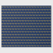Blue, Imitate Gold 83. (83.) Event Geschenkpapier (Flach)