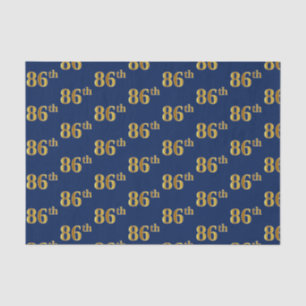 Blue, Imitate Gold 86. (Achtzigste) Veranstaltung Seidenpapier