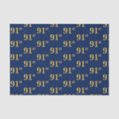 Blue, Imitate Gold 91. (Neunzigste) Event Seidenpapier (Vorderseite)