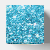 Blue Imitats Glitzer glänzend glänzend sequenziell Geschenkschachtel (Oben)