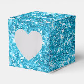 Blue Imitats Glitzer glänzend glänzend sequenziell Geschenkschachtel (Vorderseite)