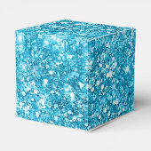 Blue Imitats Glitzer glänzend glänzend sequenziell Geschenkschachtel (Rückseite)