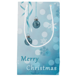 Blue Imitats Glitzer Weihnachtsschmuck Kleine Geschenktüte