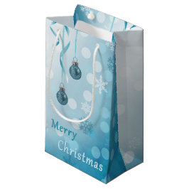 Blue Imitats Glitzer Weihnachtsschmuck Kleine Geschenktüte