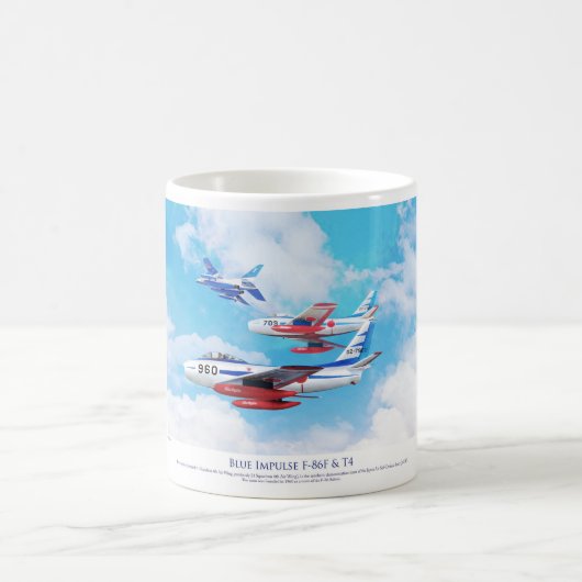 Blue Impulse Japan Air Self-Defense Force (JASDF) Kaffeetasse (Mittel)