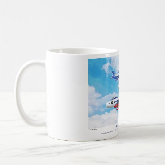 Blue Impulse Japan Air Self-Defense Force (JASDF) Kaffeetasse (Links)
