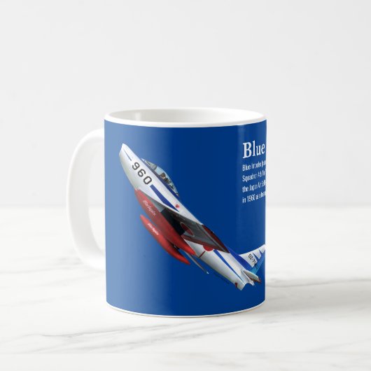 Blue Impulse  Japan Air Self-Defense Force (JASDF) Kaffeetasse (Vorderseite Links)