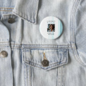 Blue in Love Memory Funeral Memorial Keepake Button (Beispiel)