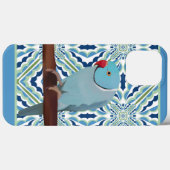 Blue Indian Ringneck Parakeet Case-Mate iPhone Hülle (Rückseite (Horizontal))