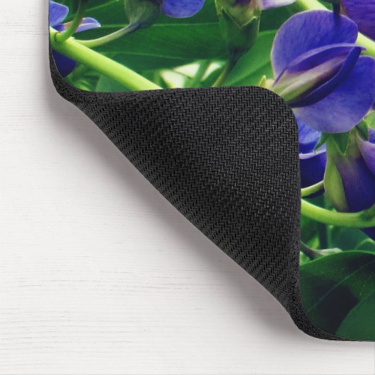 Blue Indigo Floral | Mousepad (Ecke)