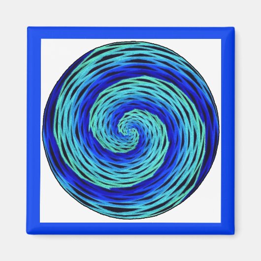 Blue Indigo Mediation Magnet (Vorne)