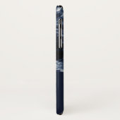 Blue Indigo Shibori Gefärbte Krawatte Individuelle Case-Mate iPhone Hülle (Hinten/Links)