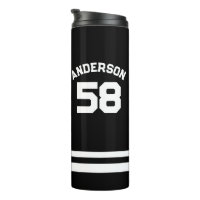 Blue Individuelle Name & Number Sports Fan