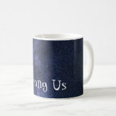 Blue Infinite Galaxy Kaffee Tasse (VorderseiteRechts)