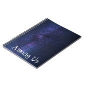 Blue Infinite Galaxy Notizblock (Linke Seite)