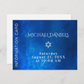 Blue Information Insert (Vorne/Hinten)