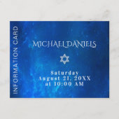 Blue Information Insert (Vorderseite)