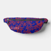 Blue Ink auf Red Simple Modern Bauchtasche (Ablage )