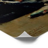 Blue Interior, 1883 Poster (Ecke)